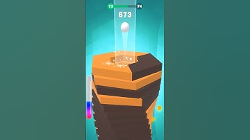 Drop stack ball level 74-75 #games #gaming #shortvideo