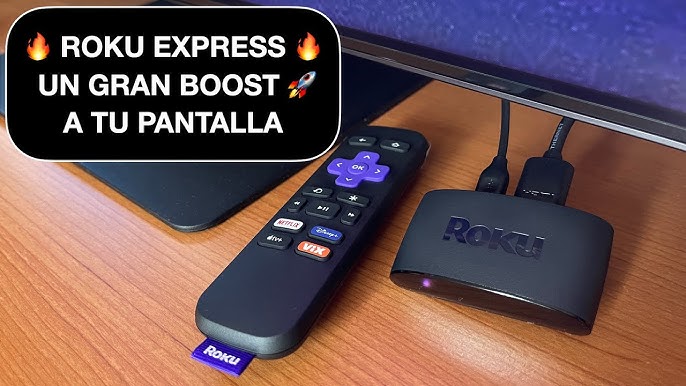 Convertidor a smart TV Roku Express HD + control remoto + cable hdmi alta  velocidad - Coolbox