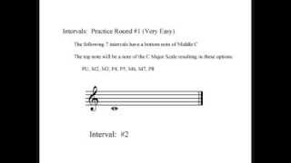 Intervals Practice Round #1 - Very Easy