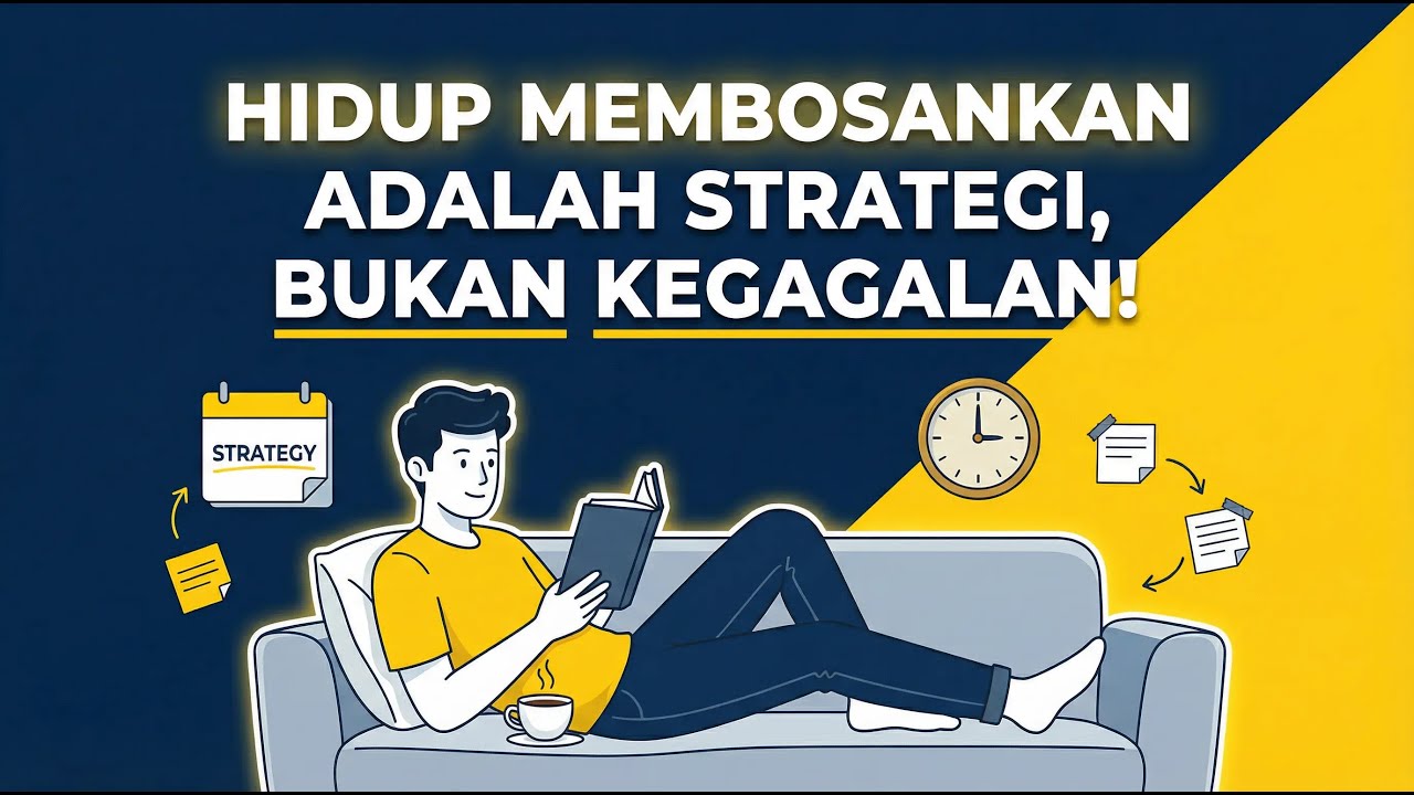 HIDUP MEMBOSANKAN ADALAH STRATEGI, BUKAN KEGAGALAN