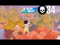 34 Elimination Duo Vs Squad Insane Win! ft. Thunder | Full Game (Fortnite PC Controller Gameplay)