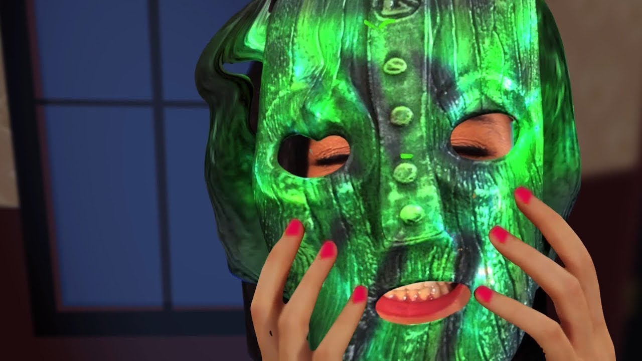 Видео маска 1. Зеленая маска. Человек в зеленой маске. Магическая маска.