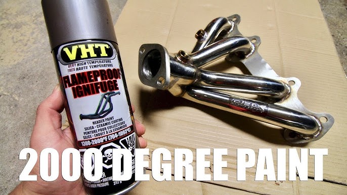 How To Paint Your Exhaust With High Heat Paint To Prevent Rust ! | Honda  Prelude - YouTube