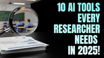 Top 10 AI Tools for Academic & Research Writing 2025 | Boost Productivity & Draft Perfect Papers!