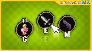 [RPG Maker MZ] Create Hotbar UI in realtime