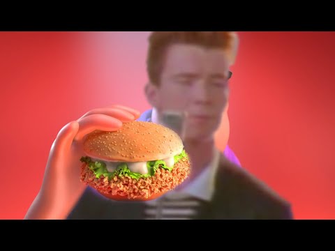 Grubhub Ad but it's a rick roll 