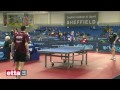 Liam Pitchford v Stefan Fegerl Austria pt1 66th English Open ITTF Pro Tour Table Tennis