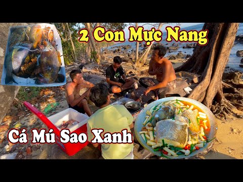 Video Trúng Mực Nang, Cá Mú Sao Xanh???? Thái Phú Quốc????️... - youtube