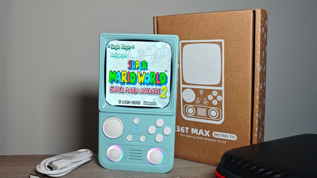 Портативная игровая консоль R36T Max (обзор)