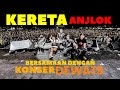 MOMEN KERETA ROMBONGAN DEWA 19 &amp; TEAM TERTAHAN di CIREBON,KARENA ADAnya KERETA ANJLOK