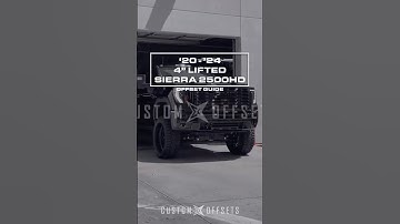 2020-2024 GMC Sierra 2500 - 4" OFFSET VIDEO GUIDE FROM CUSTOM OFFSETS