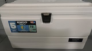 IGLOO MARINE ULTRA COMMERCIAL GRADE 72 QUART COOLER CLOSER LOOK IGLOO COOLERS REVIEWS SHOPPING