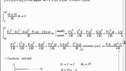 MAE 3323   Castigliano  Deflection Y(x)  3