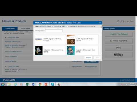 adding mathxl products to a course in easy bridge youtube