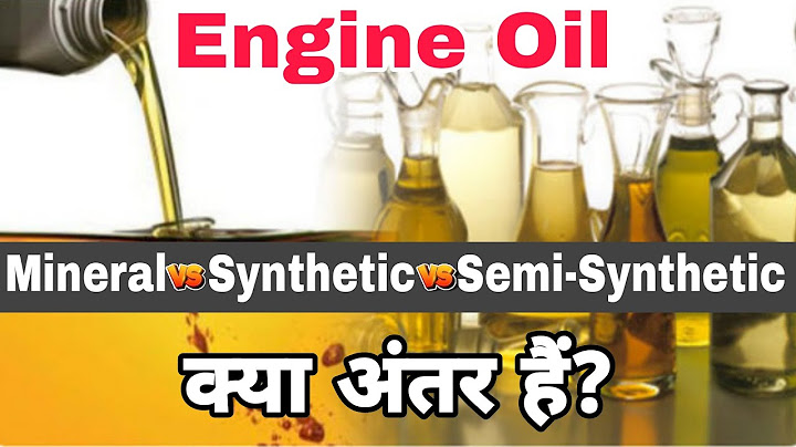Whats the difference between high mileage oil and synthetic oil