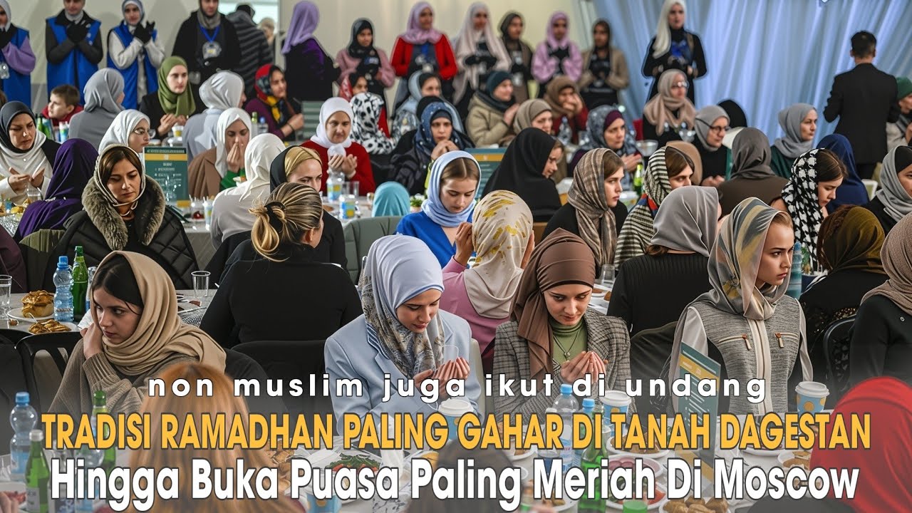 TRADISI RAMADHAN PALING GAHAR DI TANAH DAGESTAN HINGGA BUKA PUASA PALING MERIAH DI MOSCOW
