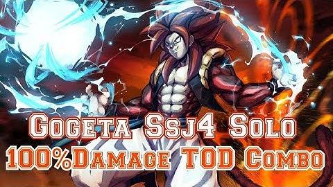 Gogeta Ssj4 Solo TOD Combo #dbfz #tod #combo #dragonball #gogeta #ssj4