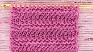 Punto Con Ondas De Crochet Tunecino Un Punto Con Una Textura Única Para Prendas Especiales by Patronarte 1,615 views 2 months ago 13 minutes, 4 seconds