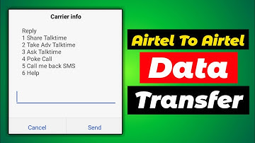 How to Share my Airtel Data to Another Number 2022 | Airtel to Airtel Internet Data Transfer