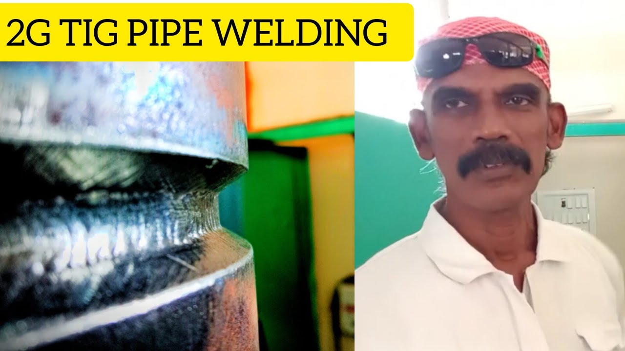 2G TIG WELDING PIPE WELDING Root Horizontal Position Tutorial in