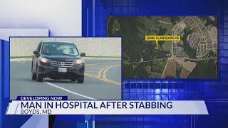 1 taken to hospital after stabbing in Montgomery County; suspect in custody