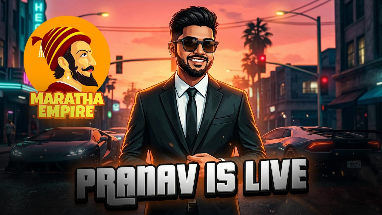 🎯 GTA 5 Live || Maratha Empire Roleplay || GTA RP Live || Pranav Is ...
