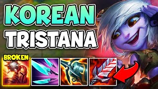 KOREAN TRISTANA TOP HAS NO COUNTER PLAY! THIS IS 100% OPPRESSIVE