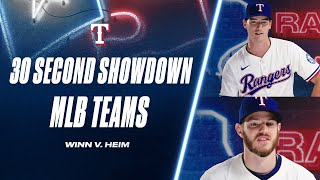 30 Second Showdown | MLB Teams