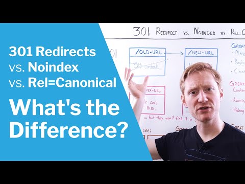 301 Redirects vs. Noindex vs. Rel=Canonical … What's the Difference?