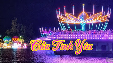 Phố đi bộ Ninh Kiều, Cầu Tình yêu ở Cần Thơ  trước ngày lễ hội thả đèn Hoa Đăng 2025.