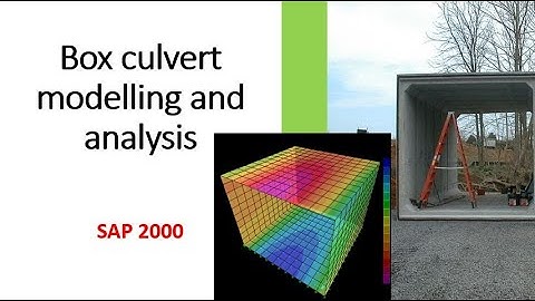 Modelling a Box culvert using SAP 2000.. . . .   #engineering #civilengineering