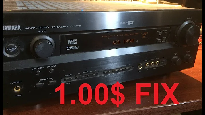 YAMAHA RX-V740 Instantly Shuts Down Repair