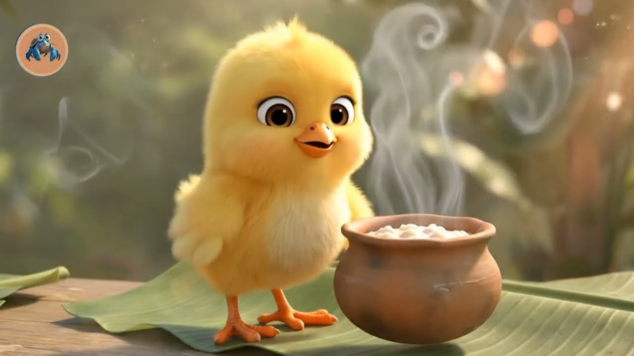 Little Yellow Chick 🐥 Lost in the Farm Garden | Cute Story Pufftoon ai