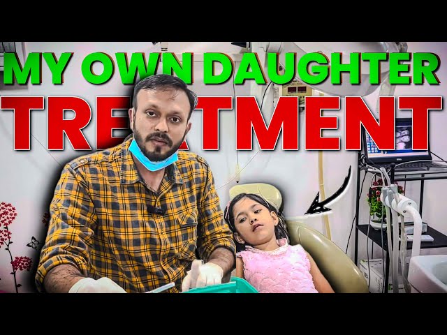 Aaj Bitiya ka dental treatment hua 😊 | Dental treatment of 6 years old child class=