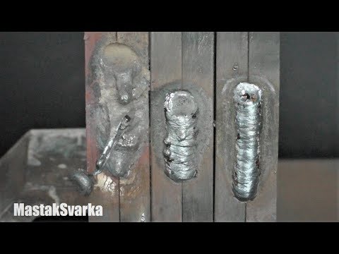 Как влияет длина дуги на внешний вид вертикального шва