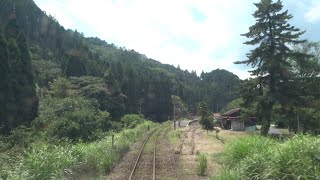 [前面展望]JR西日本因美線 智頭-津山 [cab view]JR-WEST Imbi Line Chizu - Tsuyama