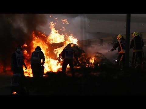 شاهد كيف نجا رومان غروجان بأعجوبة من حادث خلال جائزة البحرين الكبرى لسباقات فورمولا واحد