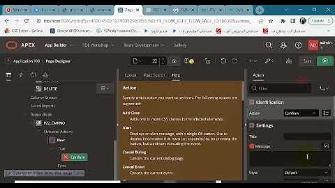 delete row from interactive grid