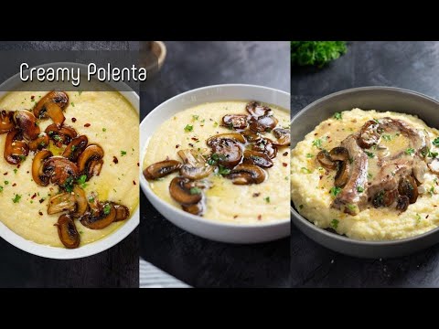 The CREAMIEST Polenta Recipe | #cozy