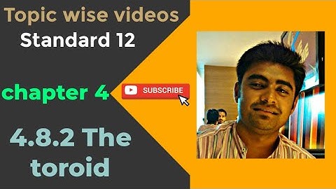 NCERT Physics class 12 chapter 4 4.8.2 TOROID #physicsuniversewithjaiminshah