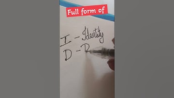 ID full form #shorts #learnenglish #fullform #learnfullforms #english #acronyms #viral #shortforms