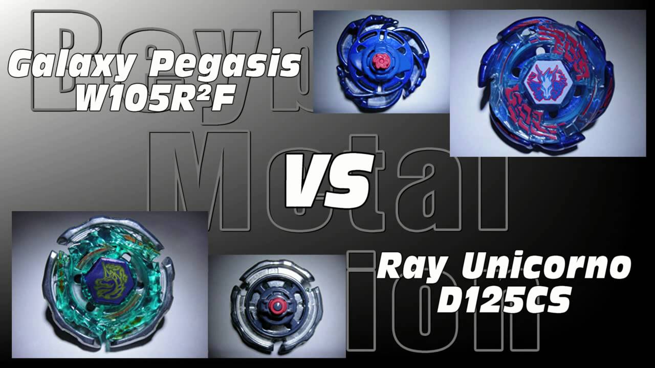 Galaxy Pegasis W105R²F VS Ray Unicorno D125CS - AMVBB Beyblade Battle