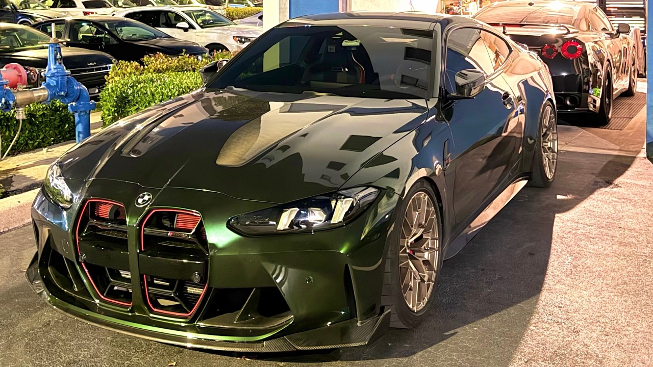 Видео от первого лица: BMW M4 CS 2025 года получает аэродинамические элементы от @StreetFighterLA...