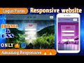 part - 2 | login form || html || css || final project