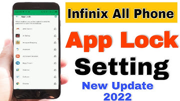 AppLock kaise set kare infinix mobile me | infinix mobile App lock setting tips and tricks