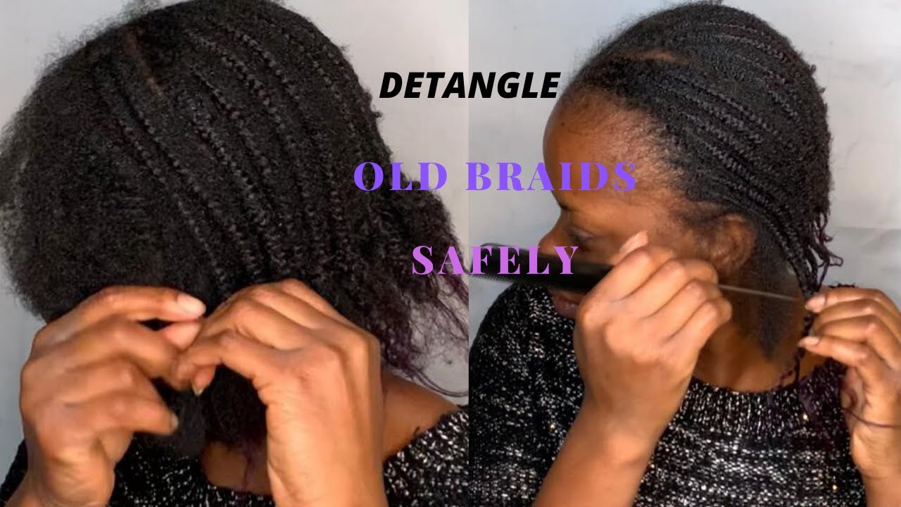 TAKE DOWN 3 MONTHS AND 3 WEEKS OLD CORNROWS + QUICK WASH ROUTINE ...