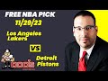 NBA Picks - Lakers vs Pistons Prediction, 11/29/2023 Best Bets, Odds & Betting Tips | Docs Sports