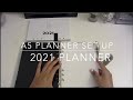 A5 PLANNER SET UP | 2021 SCHOOL PLANNER | JamzPlanz