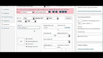 Woocommerce too many variations plugin