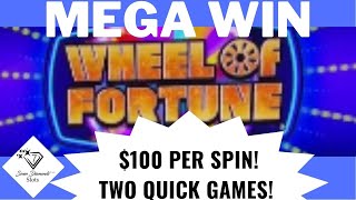 Seven Diamonds Slots - WHEEL OF FORTUNE SLOTS!  MEGA WINS!  $100 PER SPIN! screenshot 4